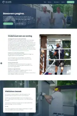 Webdesign voor van Aarle Tilburg